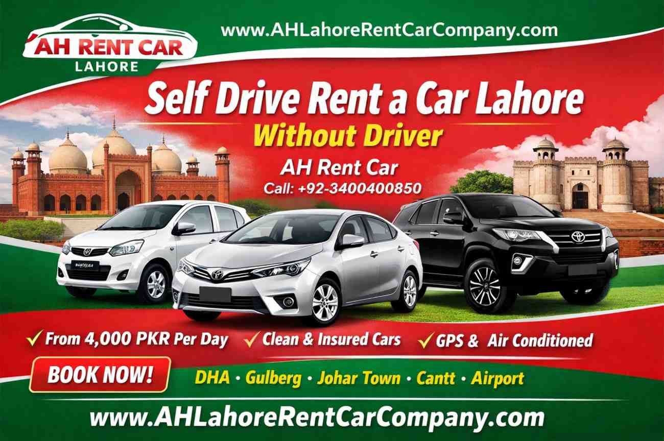 Self-drive rent a car Lahore
